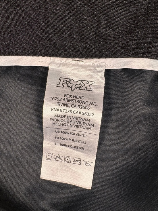 Fox Racing Black Board Shorts Men’s 36 Fox Head Graphic Surf Swim Trunks - Picture 7 of 8